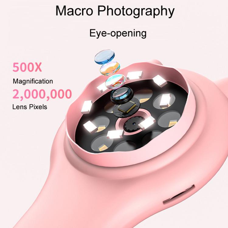 Microscopio digitale per bambini 500X con schermo IPS e 8 LED - immagine 9