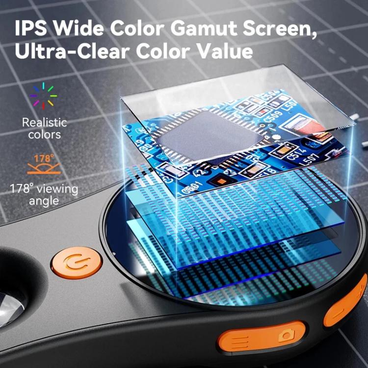 Microscopio digitale portatile 500X con schermo IPS da 2 pollici - immagine 9