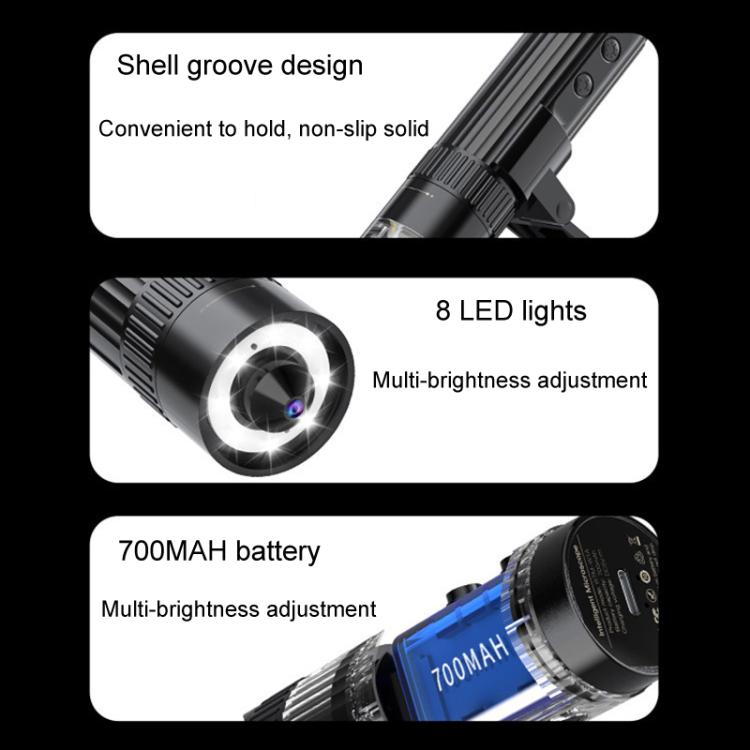 Microscopio digitale wireless portatile 50X-1000X con 8 LED - immagine 12