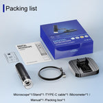 Microscopio digitale wireless portatile 50X-1000X con 8 LED - immagine 13