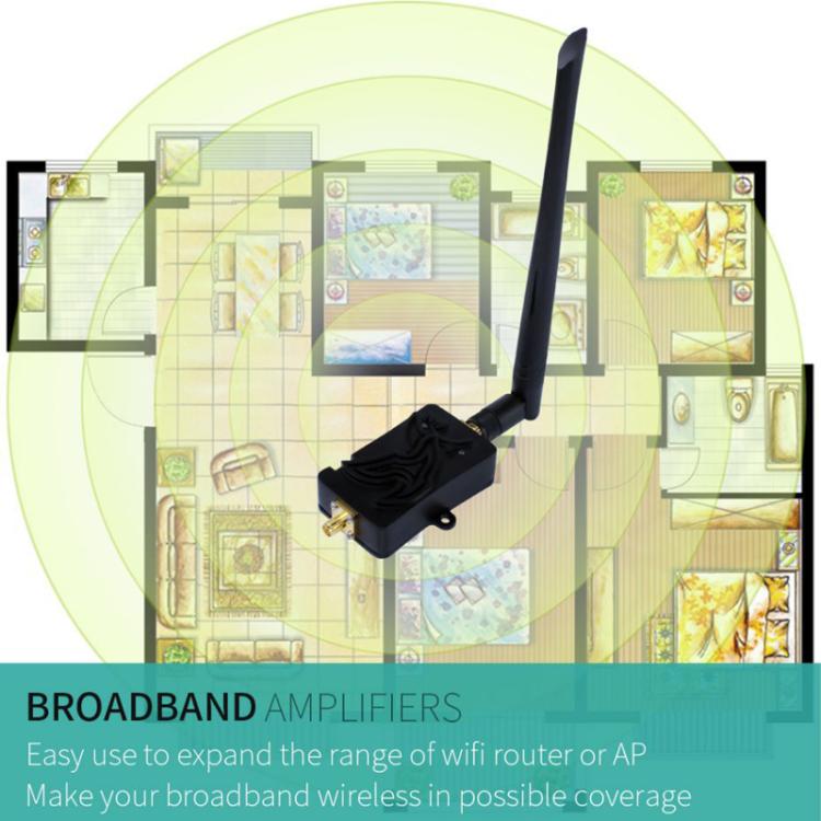 Amplificatore segnale WiFi 2.4G con antenna SMA e presa EU/US