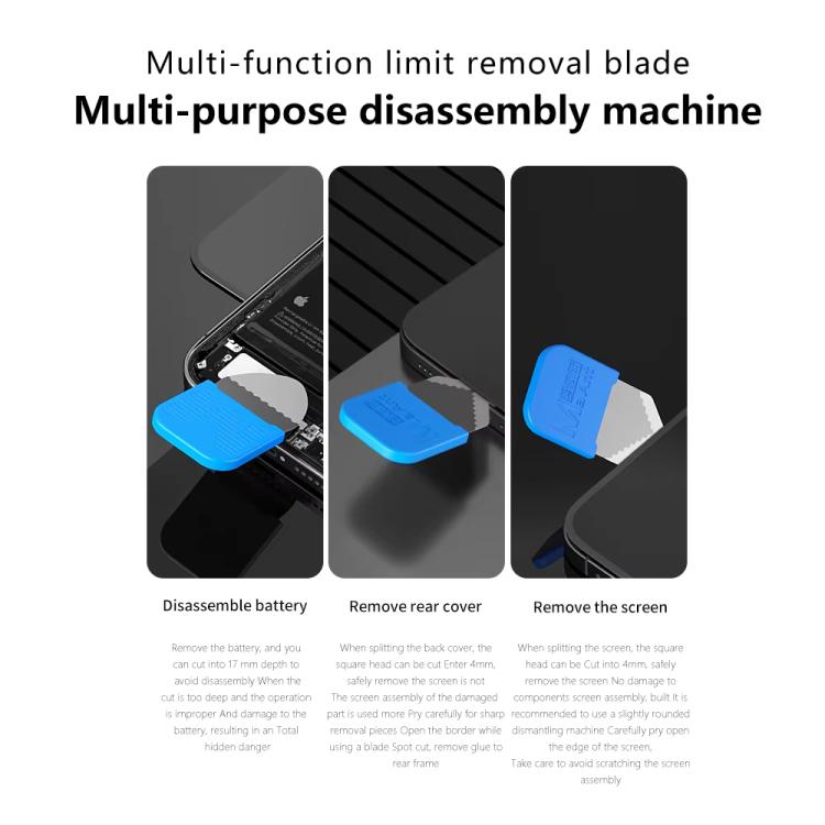 Utensile per apertura smartphone M074 con lama curva - immagine 8