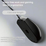 Mouse ottico cablato USB 1200 dpi con cavo 1,5 m