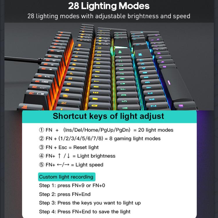 Tastiera meccanica gaming USB RGB iMICE GK-600