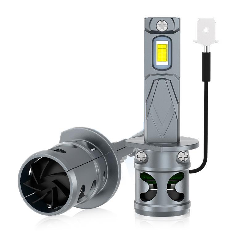Lampadine LED mini per fari auto 6000K con ventola 12V