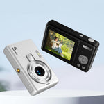 Fotocamera digitale Q12 4K con zoom 16X e display IPS - immagine 5