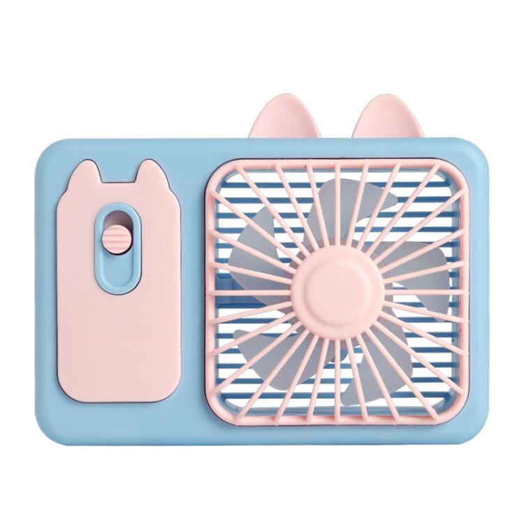 Ventilatore da scrivania USB ricaricabile a forma di gattino