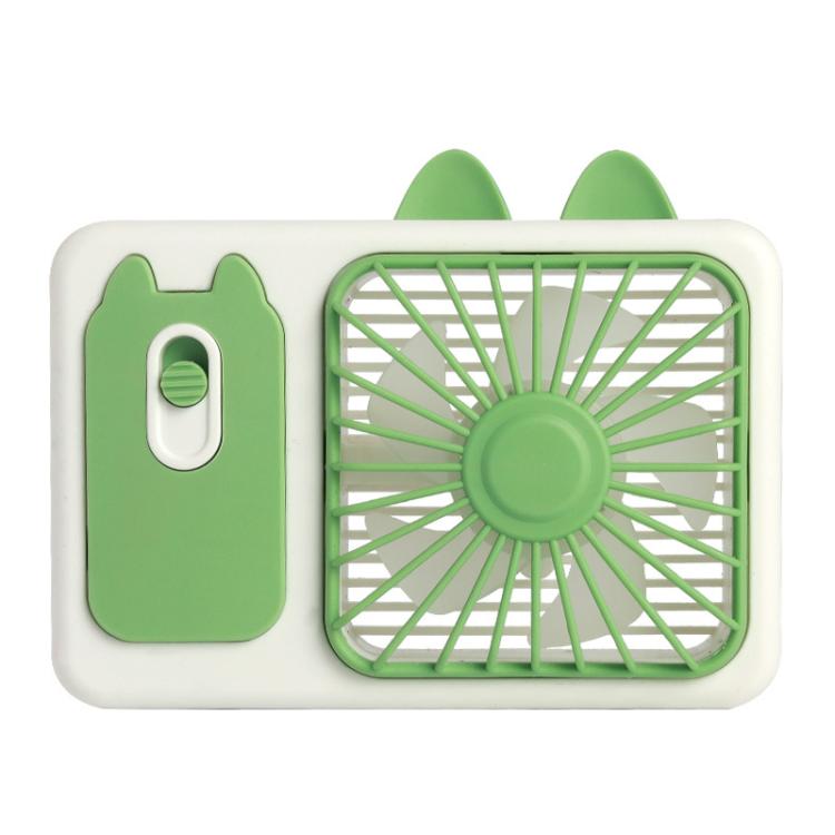 Ventilatore da scrivania USB ricaricabile a forma di gattino - immagine 2