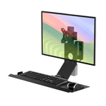 Supporto da parete per monitor 15-32" con vassoio 21x60cm
