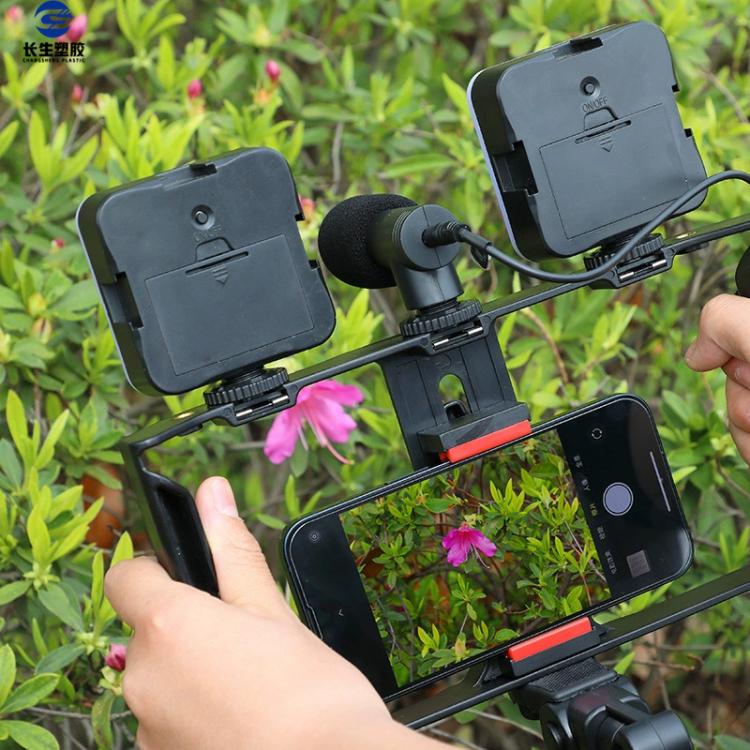 Kit video per smartphone AY-49X con luci LED e microfono - immagine 7