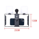 Kit video per smartphone AY-49X con luci LED e microfono - immagine 8