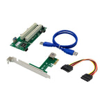 Scheda PCIe X1 a 2 slot PCI ASM1083 plug and play