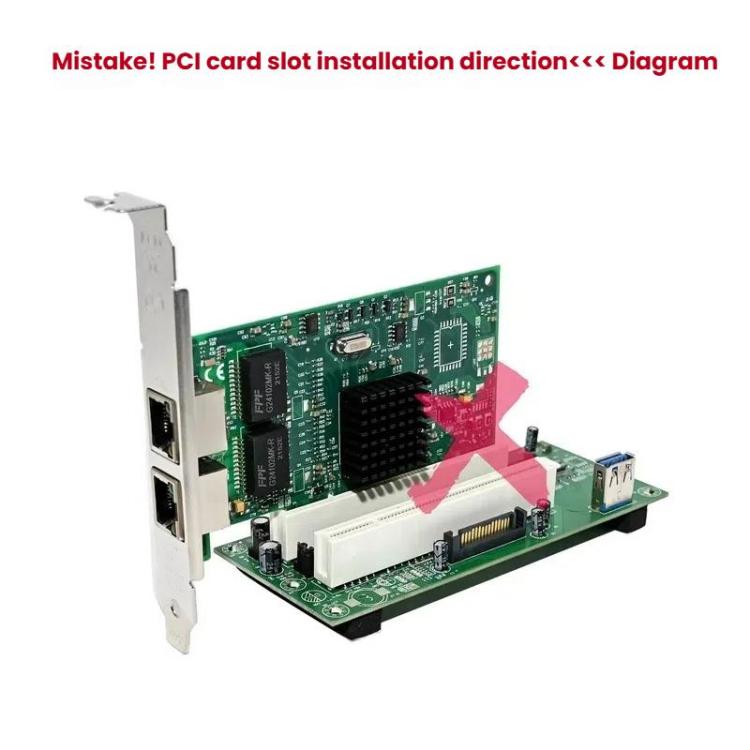 Scheda PCIe X1 a 2 slot PCI ASM1083 plug and play
