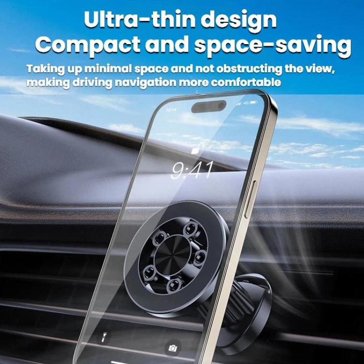 Supporto magnetico auto per telefono con rotazione 360°