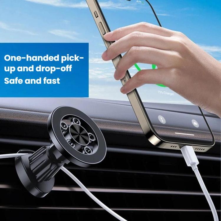 Supporto magnetico auto per telefono con rotazione 360°