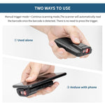 Scanner barcode Bluetooth E800 con clip per smartphone - immagine 6