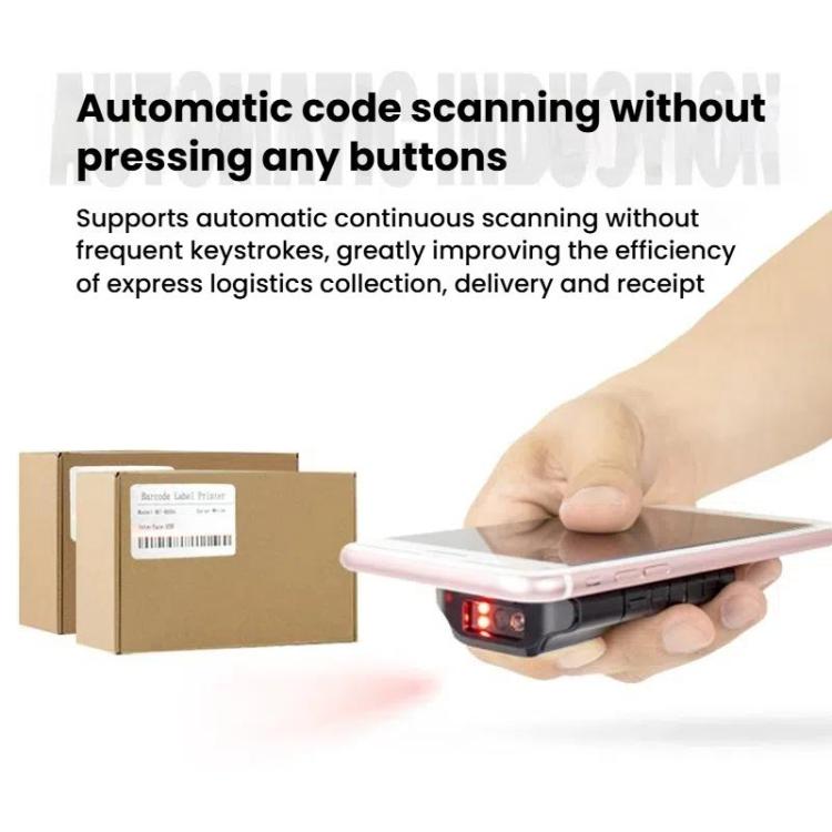 Scanner barcode Bluetooth E800 con clip per smartphone - immagine 7