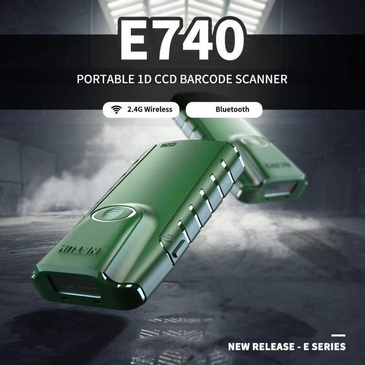 Scanner portatile E740 per codici a barre 1D Bluetooth e USB - immagine 2