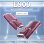 Clip posteriore per cellulare, scanner wireless Bluetooth portatile da 1/2 codice 1/2, E900, E950
