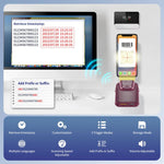 Clip posteriore per cellulare, scanner wireless Bluetooth portatile da 1/2 codice 1/2, E900, E950