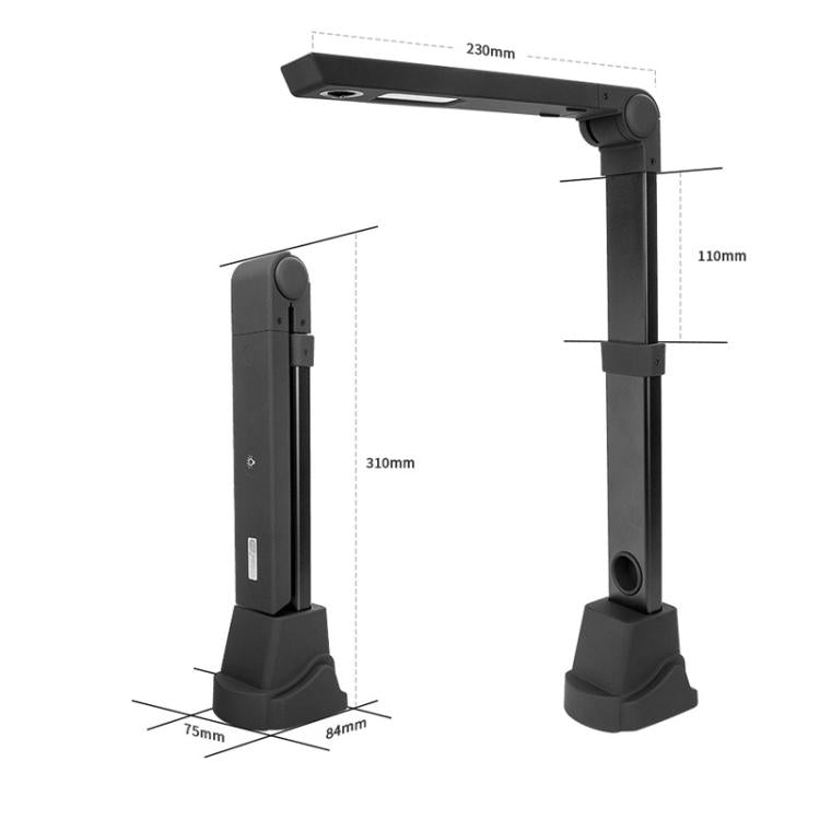 Scanner per documenti NETUM con messa a fuoco automatica da 12 MP per la scansione HD in formato A3/A4 di libri, foto e documenti per ufficio