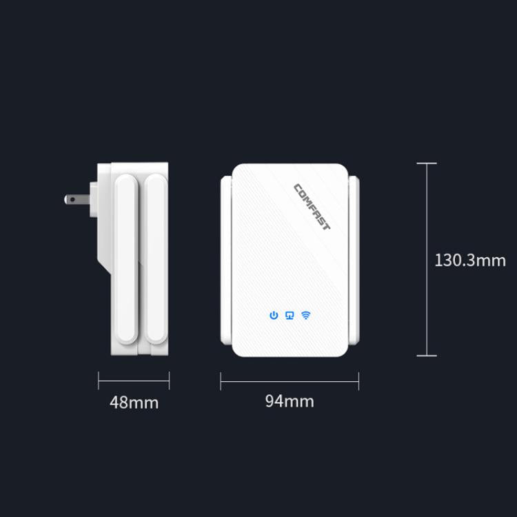 COMFAST CF-XR185 V2 AX3000 WiFi 6 Extender Dual Band