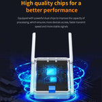 COMFAST CF-XR185 V2 AX3000 WiFi 6 Extender Dual Band