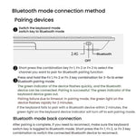 Tastiera wireless Bluetooth Rapoo E9000G 78 tasti
