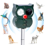 Repellente per animali a energia solare con ultrasuoni