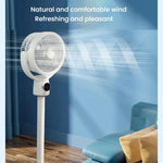 Ventilatore per la circolazione dell'aria, turbo, con convezione, ventilatore a piantana, telecomando, timer, ventilatore da pavimento, USB Plug, Rechargeable