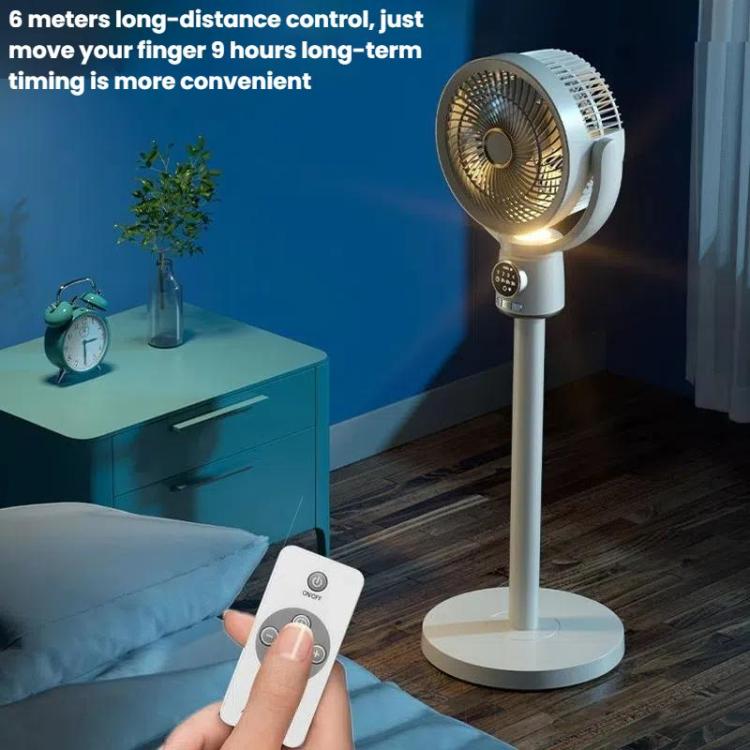 Ventilatore per la circolazione dell'aria, turbo, con convezione, ventilatore a piantana, telecomando, timer, ventilatore da pavimento, USB Plug, Rechargeable