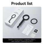 Supporto magnetico per cellulare TELESIN con adattatore a due griffe compatibile con tracolla, clip per zaino e supporto da collo., Phone Magnetic Stand