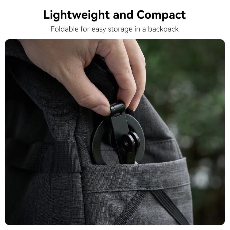 Supporto magnetico per cellulare TELESIN con adattatore a due griffe compatibile con tracolla, clip per zaino e supporto da collo., Phone Magnetic Stand