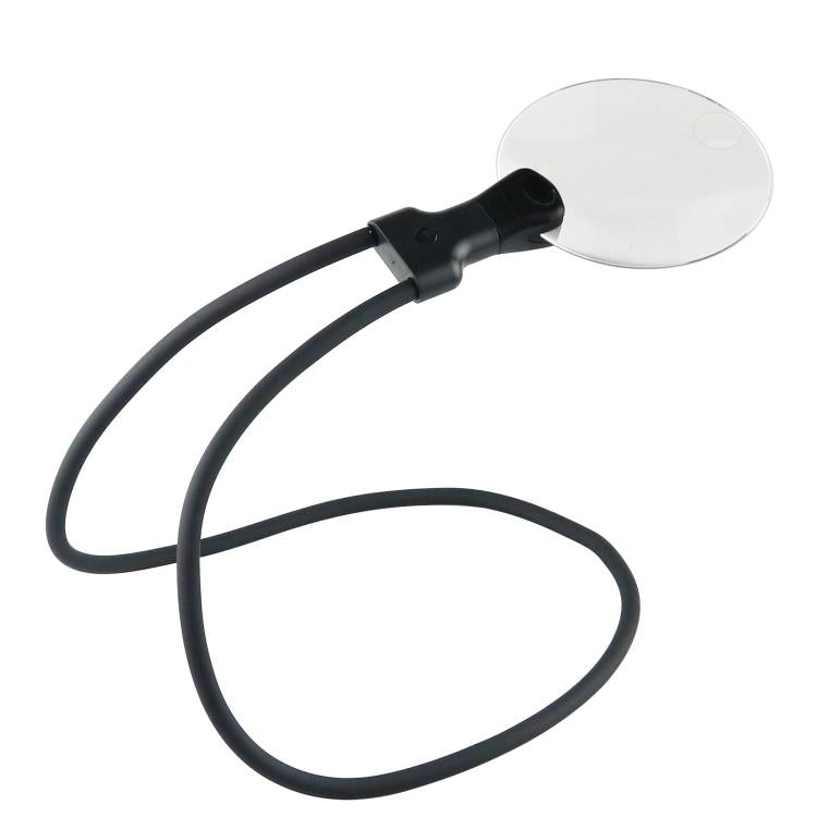 Lente d'ingrandimento da tavolo multifunzione 5/10X HD per intaglio e riparazione di gioielli, ideale per banco da lavoro., 5/10X Hanging (Black)