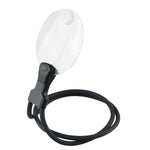 Lente d'ingrandimento da tavolo multifunzione 5/10X HD per intaglio e riparazione di gioielli, ideale per banco da lavoro., 5/10X Hanging (Black)