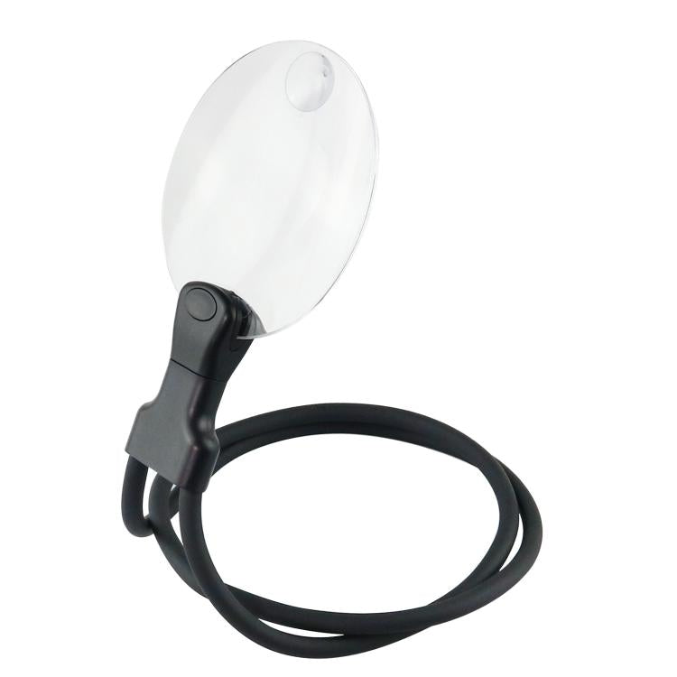 Lente d'ingrandimento da tavolo multifunzione 5/10X HD per intaglio e riparazione di gioielli, ideale per banco da lavoro., 5/10X Hanging (Black)