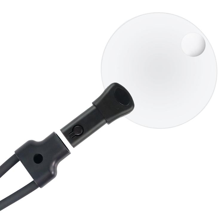 Lente d'ingrandimento da tavolo multifunzione 5/10X HD per intaglio e riparazione di gioielli, ideale per banco da lavoro., 5/10X Hanging (Black)