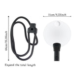 Lente d'ingrandimento da tavolo multifunzione 5/10X HD per intaglio e riparazione di gioielli, ideale per banco da lavoro., 5/10X Hanging (Black)
