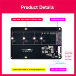 Scheda espansione PCIe a M.2 per Raspberry Pi 5 con SSD 256GB