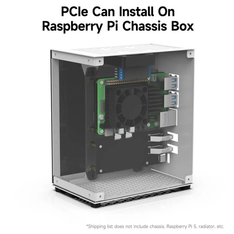 Scheda espansione PCIe a M.2 per Raspberry Pi 5 con SSD 256GB