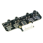 Modulo sensore di tracciamento a infrarossi a 4 canali Yahboom per robot intelligenti per auto, Module, Module+ 6Pin Cable, With 6Pin Cable+16mm Copper Column, With 6Pin Cable+23mm Copper Column, Module+DuPont Cable, With DuPont Cable+16mm Copper Colum...