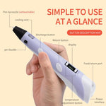 Kit di penna per stampa 3D portatile con filamento PLA in 20 colori, blocco da disegno, base, forbici, protezioni per le dita, libro d'arte e accessori., US Plug, UK Plug, EU Plug