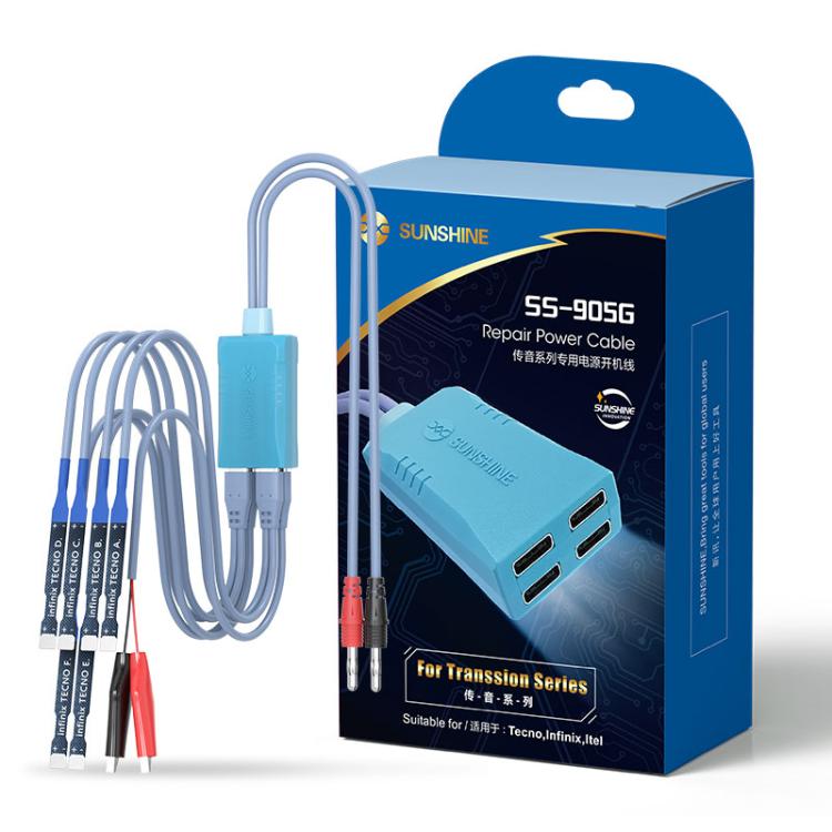 Cavo di alimentazione per la riparazione di telefoni cellulari Tecno / itel / Infinix Series, cavi di test., SS-905G