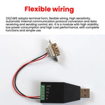 Convertitore USB a RS232/485 per automazione industriale