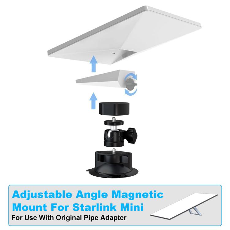 Supporto a ventosa da tetto per Starlink Mini S3301