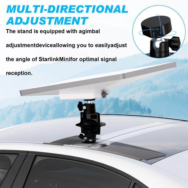 Supporto a ventosa da tetto per Starlink Mini S3301
