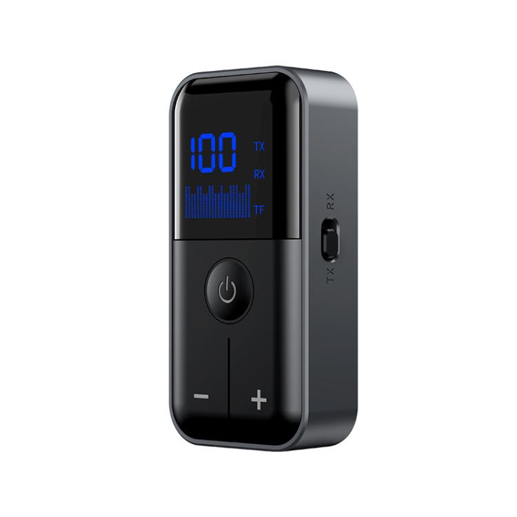 Adattatore AUX Bluetooth 5.4 2 in 1 con trasmettitore e ricevitore, slot scheda