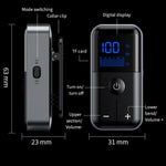 Adattatore AUX Bluetooth 5.4 2 in 1 con trasmettitore e ricevitore, slot scheda