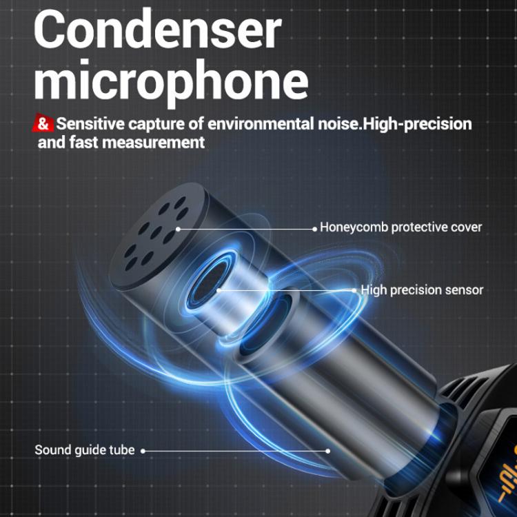 ANENG Misuratore di Decibel Livello Sonoro 30-130 dB