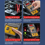 Tester digitale a 4 pin per relè batteria auto 12V/24V